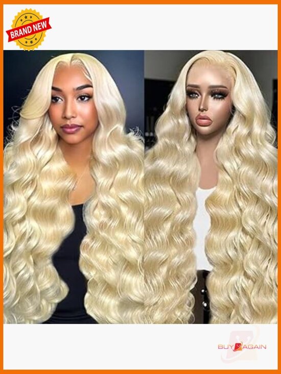 13x6 Lace Front Wig Human Hair 28 Inch Body Wave 200% Density Pre Plucked main image 5